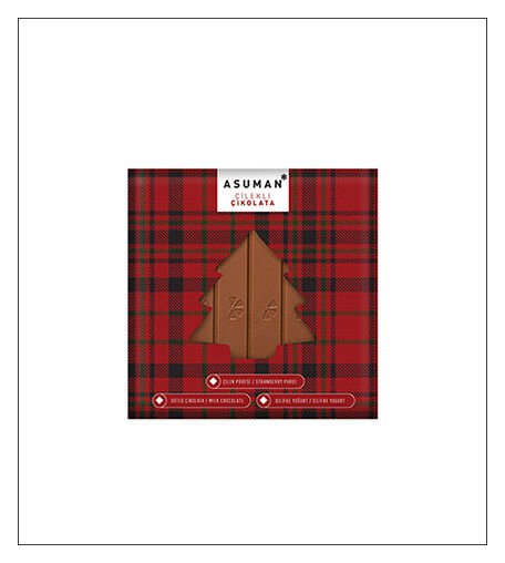 ÇİLEKLİ SÜTLÜ ÇİKOLATA