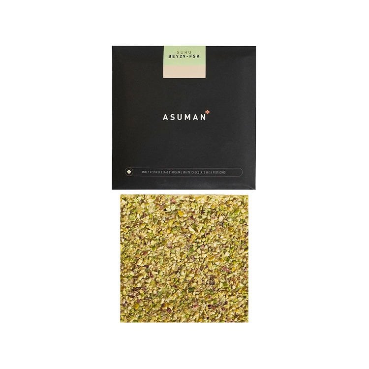 Beyaz Çikolatalı Antep Fıstıklı Tablet