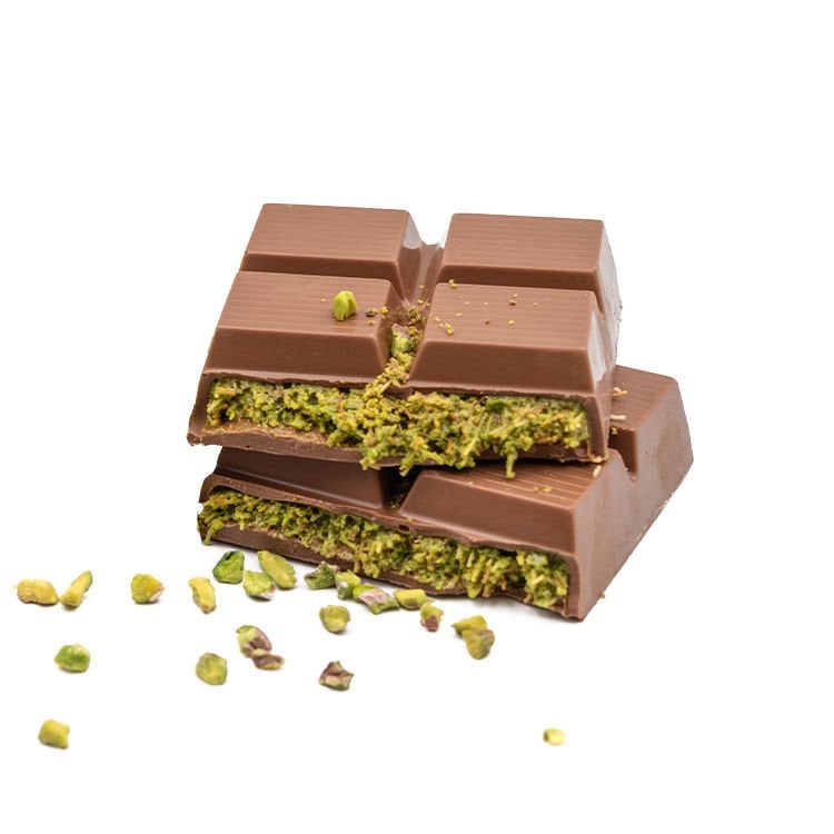 Kadayıflı Antep Fıstıklı Sütlü Çikolata