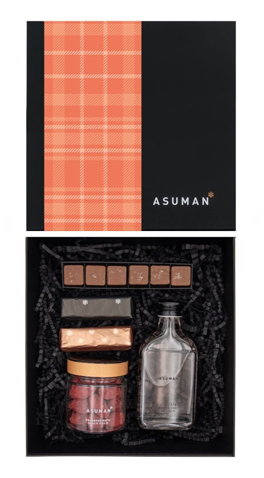 Hediye Kutusu | Karamel, Çikolata ve Frambuaz Dokunuşu