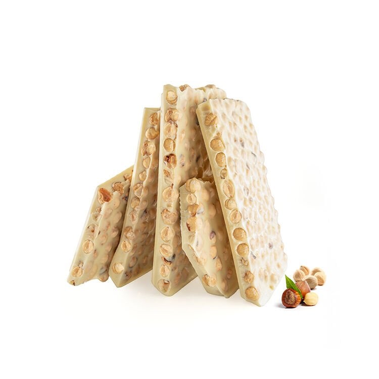 Fındıklı Beyaz Kırma Çikolata