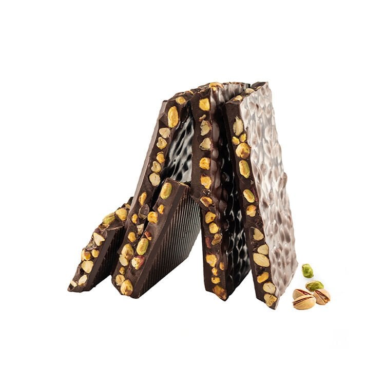 Antep Fıstıklı Bitter Kırma Çikolata